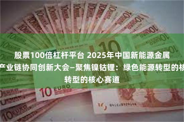 股票100倍杠杆平台 2025年中国新能源金属峰会暨产业链协同创新大会—聚焦镍钴锂：绿色能源转型的核心赛道