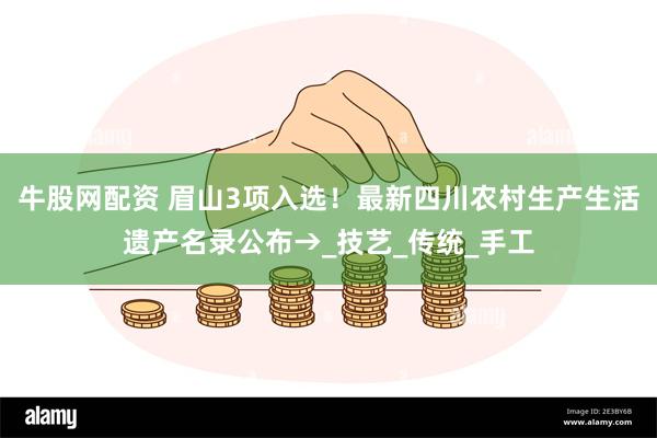 牛股网配资 眉山3项入选！最新四川农村生产生活遗产名录公布→_技艺_传统_手工